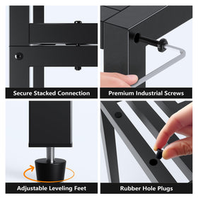 Hongsane adjustable leveling feet protect floors and stabilize uneven surfaces
