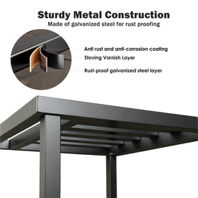 Hongsane galvanized steel close-up demonstrates rust-proof construction.