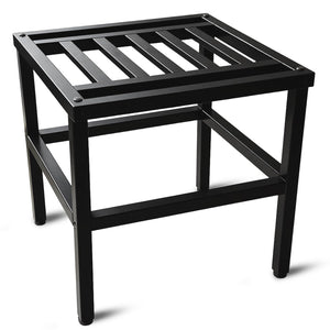 Hongsane plant stand with rock-solid base supports heavy pots.