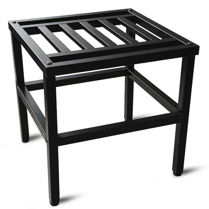 Hongsane plant stand with rock-solid base supports heavy pots.