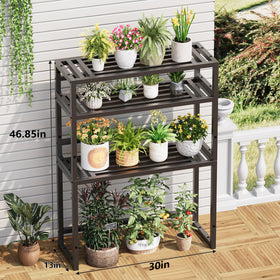 Hongsane plant stand with waterproof coating ready for outdoor use