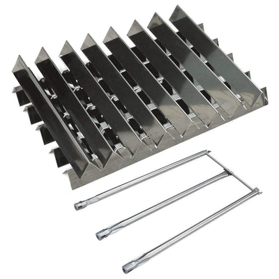 Hongso 13-pack flavor bars and burner tubes for Weber Genesis I-IV for even heat distribution