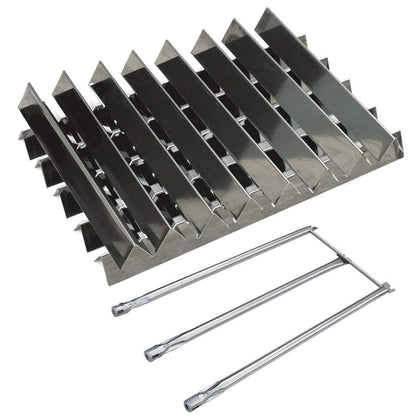 Hongso 13-pack flavor bars and burner tubes for Weber Genesis I-IV for even heat distribution