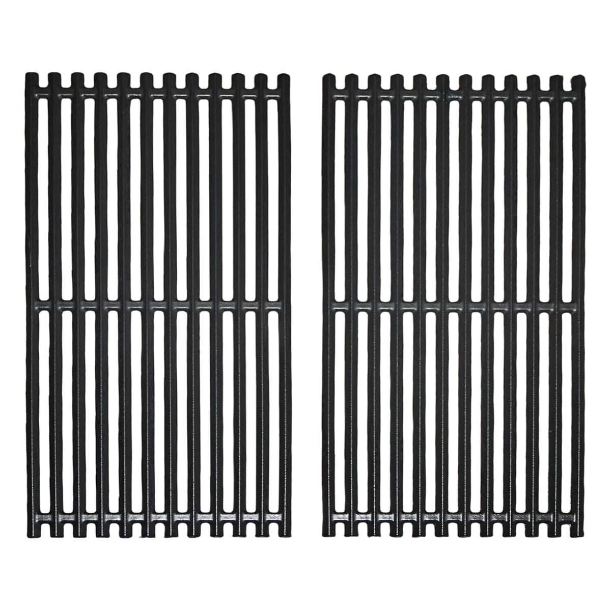 Hongso 17-inch grill grate front view; durable cast iron for even heat.