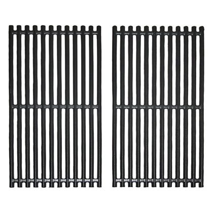 Hongso 17-inch grill grate front view; durable cast iron for even heat.