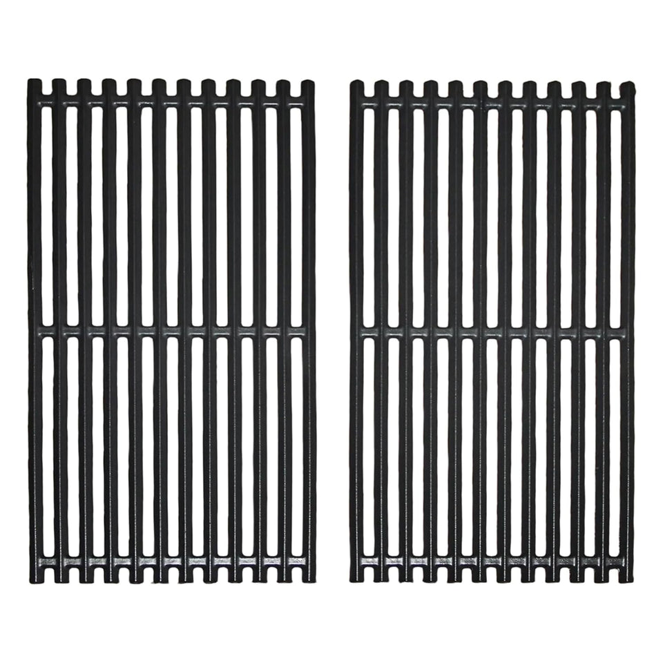 Hongso 17-inch grill grate front view; durable cast iron for even heat.