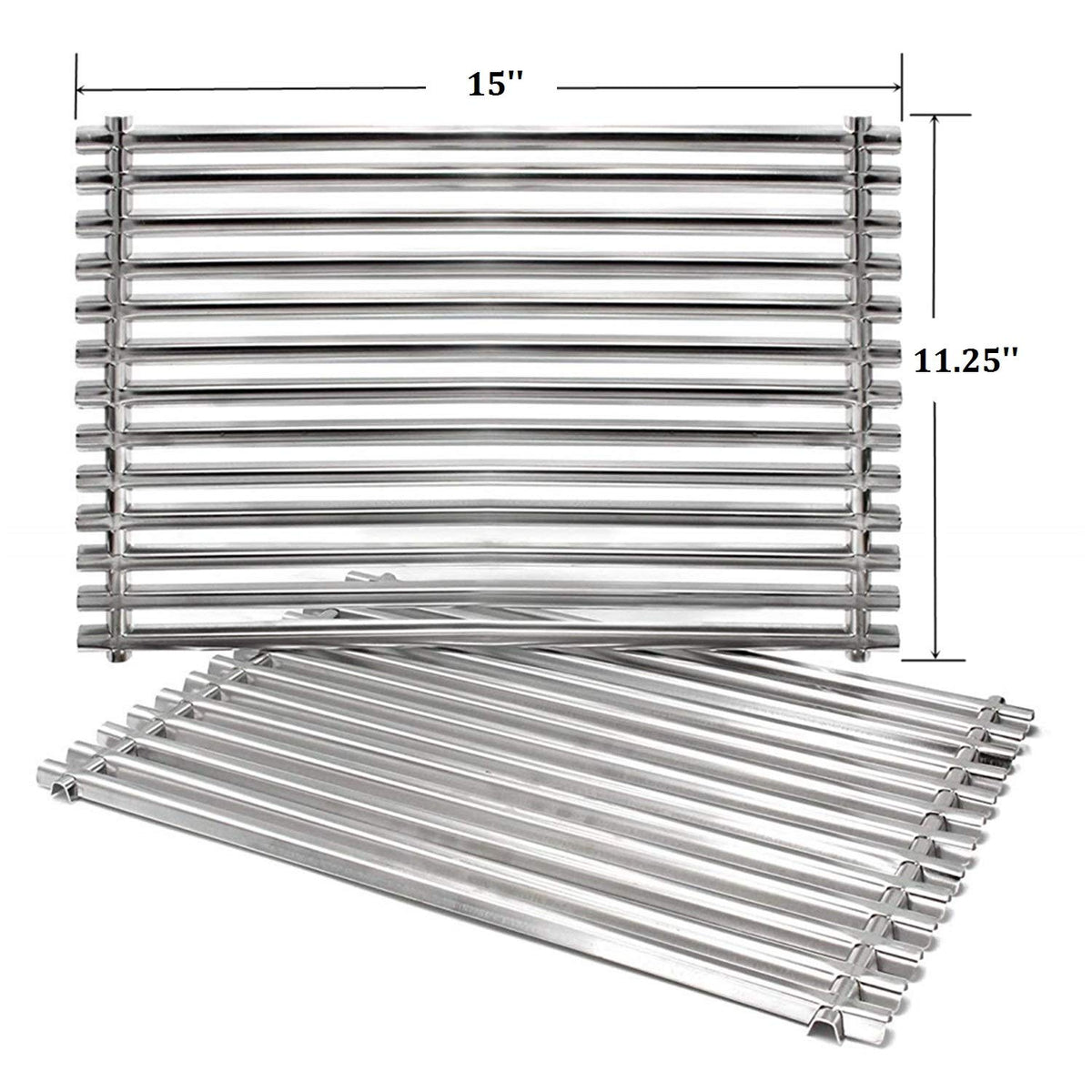 Hongso 65905 SCG521 15x11.25 inch grates — precise fit for compatible Weber models