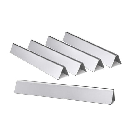 Hongso 7636 flavorizer bars front view; durable stainless steel for Weber Spirit.