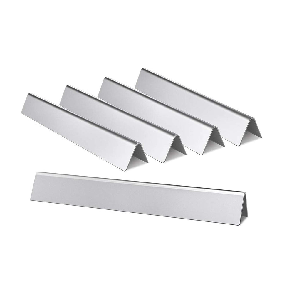 Hongso 7636 flavorizer bars front view; durable stainless steel for Weber Spirit.