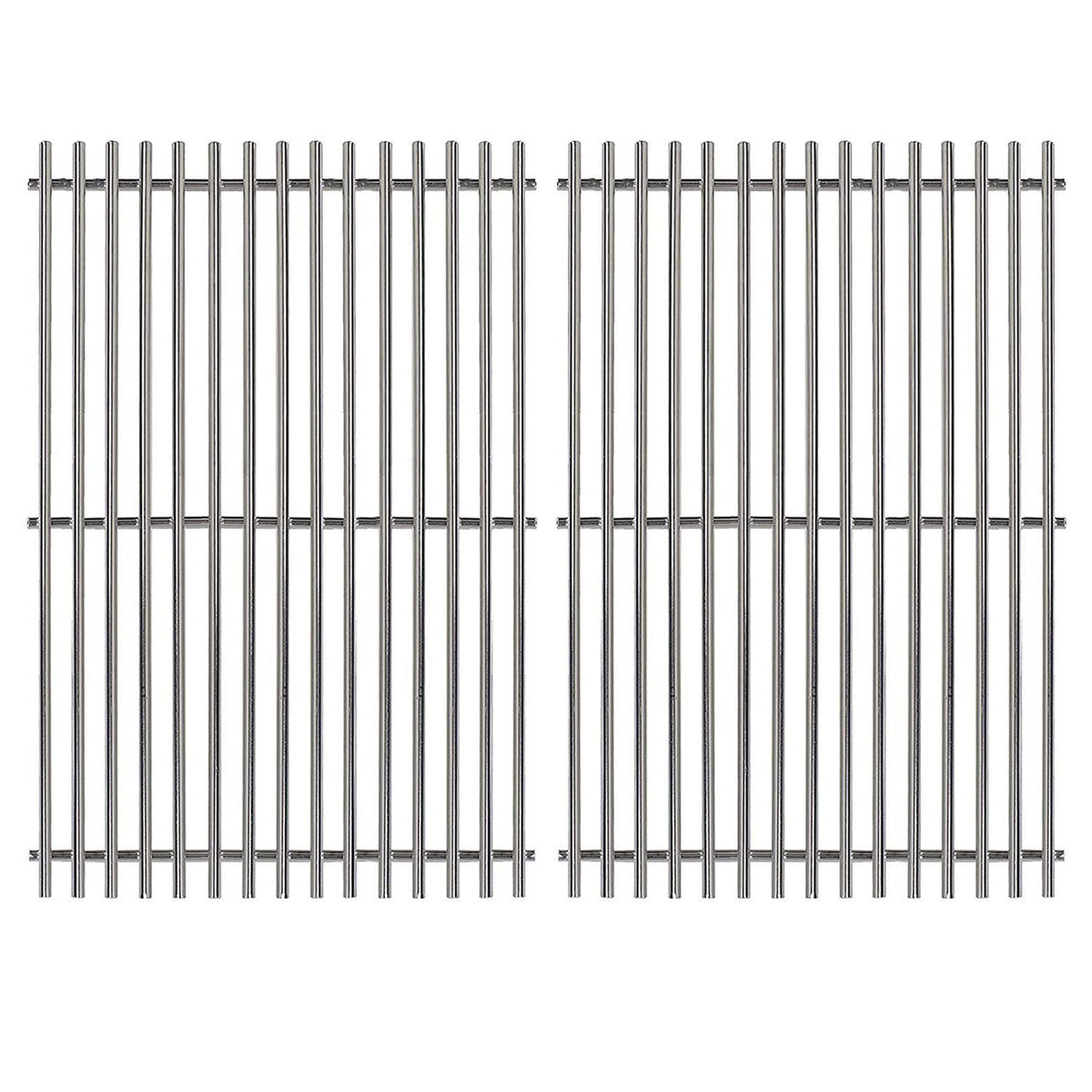 Hongso 7MM stainless steel grill grates on Weber Genesis EP-310, corrosion-resistant and easy to clean.