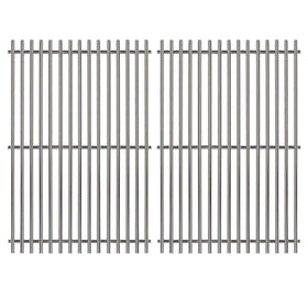 Hongso 7MM stainless steel grill grates on Weber Genesis EP-310, corrosion-resistant and easy to clean.