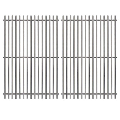 Hongso 7MM stainless steel grill grates on Weber Genesis EP-310, corrosion-resistant and easy to clean.