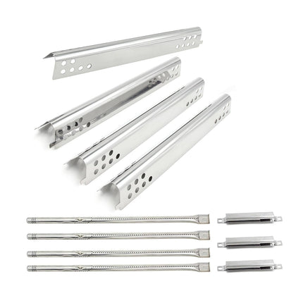 Hongso burner kit for Char-Broil Performance 4-Burner with even heat.
