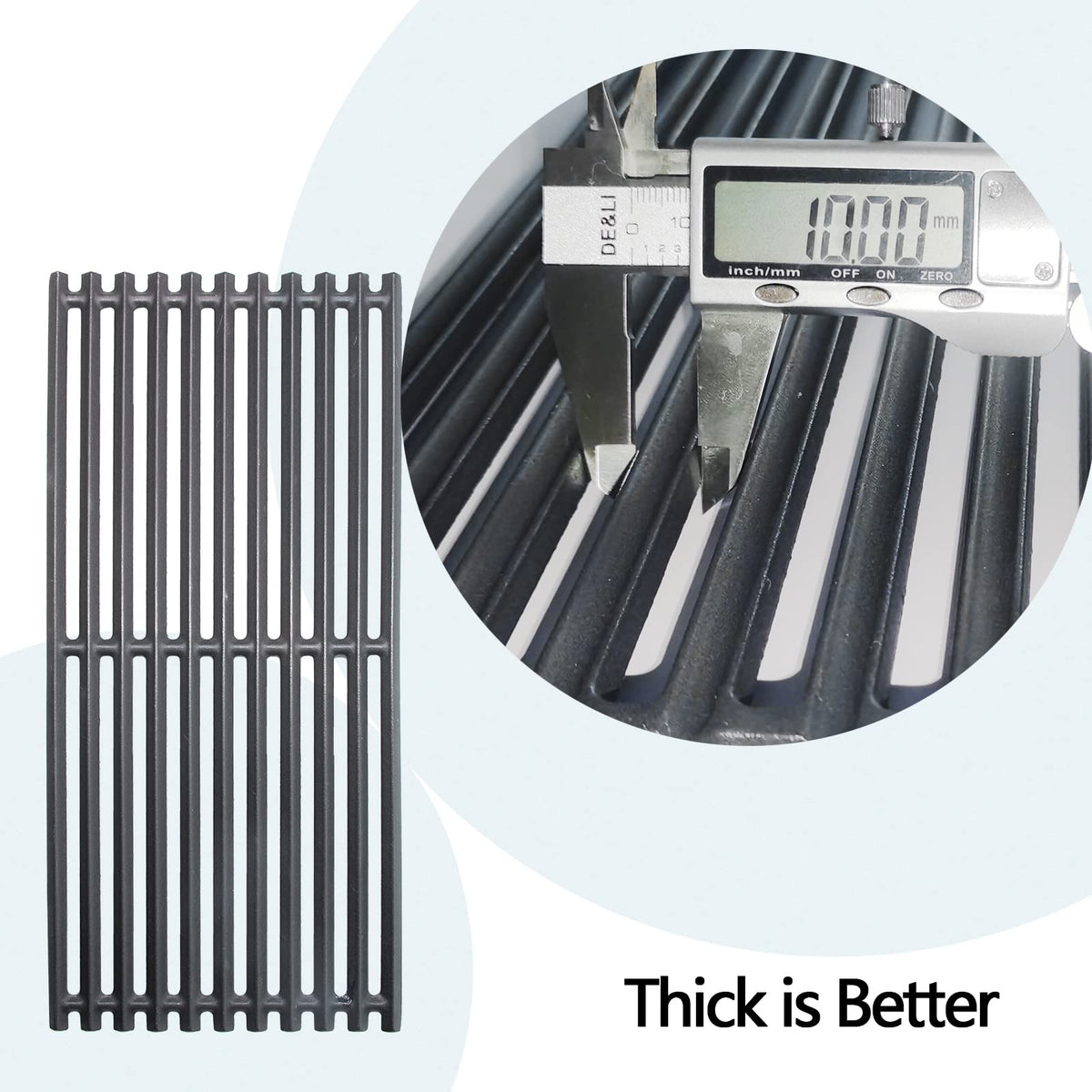 Hongso coated grates are easy to clean after grilling sessions.