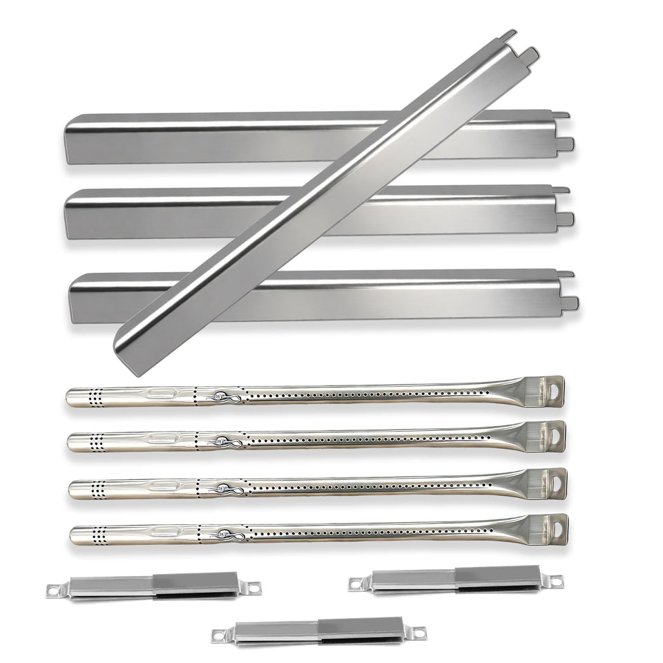Hongso Charbroil four-burner heat plates, durable stainless steel for even heating and consistent grilling.
