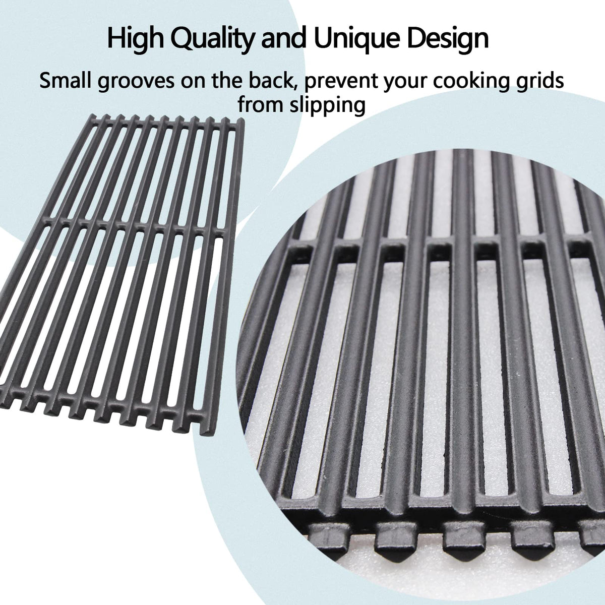 Hongso durable cast iron grates deliver sturdy, lasting heat retention.