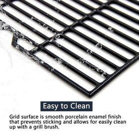 Hongso porcelain coating resists corrosion and makes cleanup faster after grilling sessions.