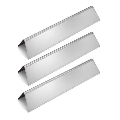 Hongso flavor bars 15-3 inch front view demonstrates sturdy stainless steel construction for even heat