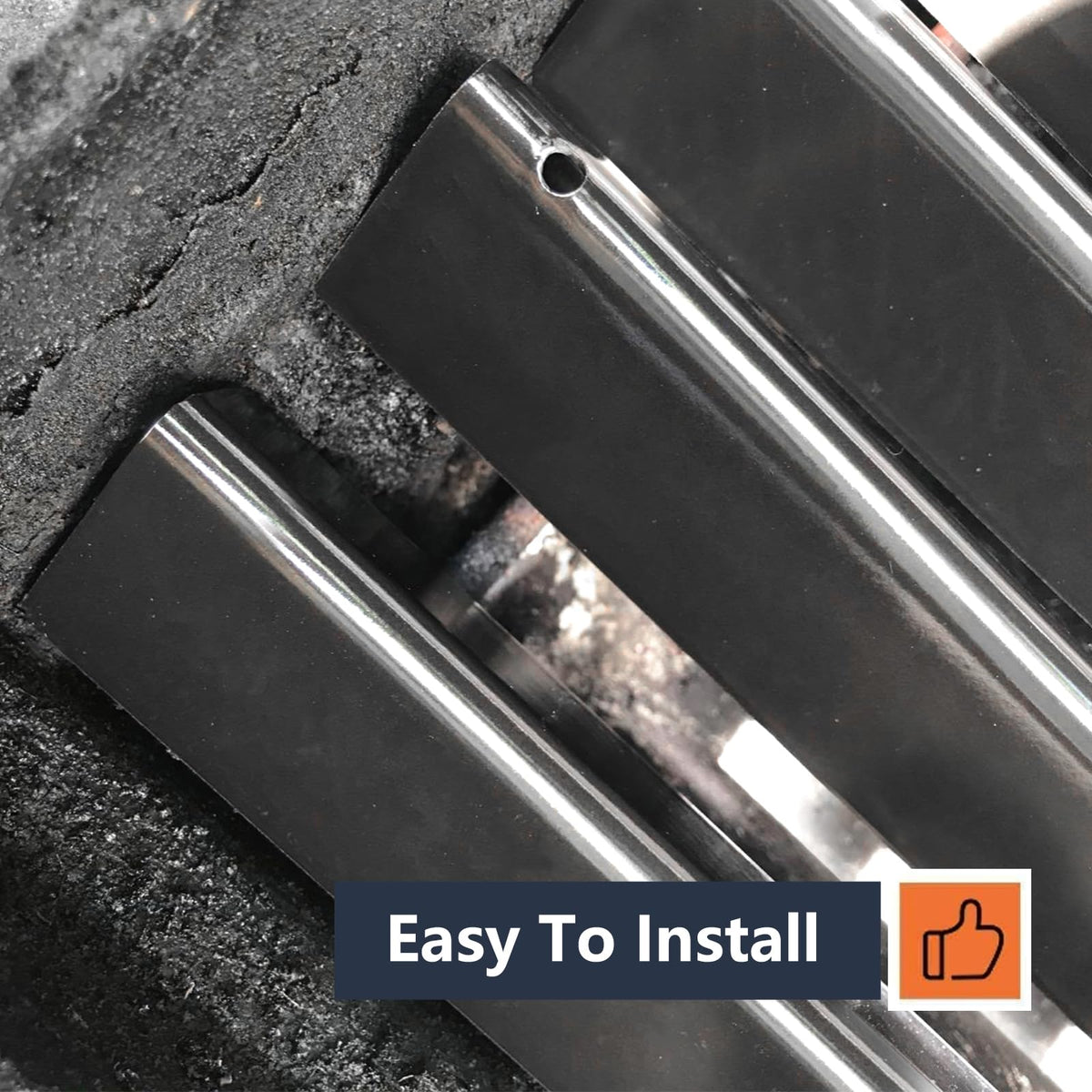 Hongso double-layer steel core flavorizer bars provide strong support during grilling