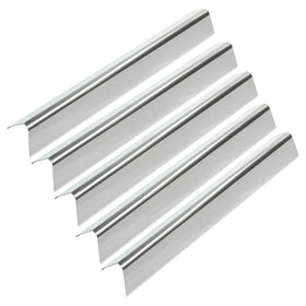 Hongso flavorizer bars front view in stainless steel for Genesis 300 series—durable replacement