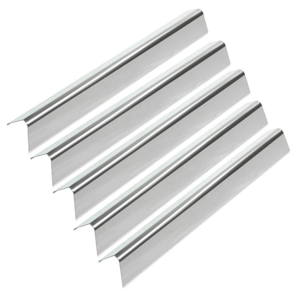 Hongso flavorizer bars front view in stainless steel for Genesis 300 series—durable replacement