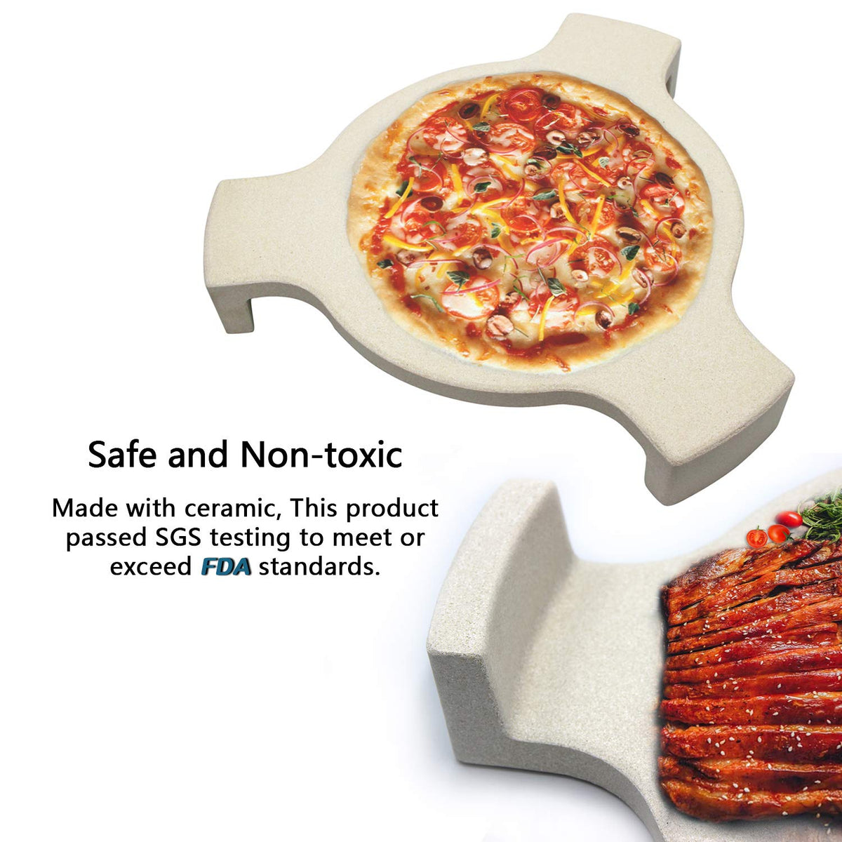 Hongso heat shield perimeter reduces direct flame exposure for juicier results