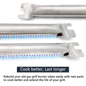 Hongso packaging with 13 flavor bars and burner tubes kit for Weber Genesis