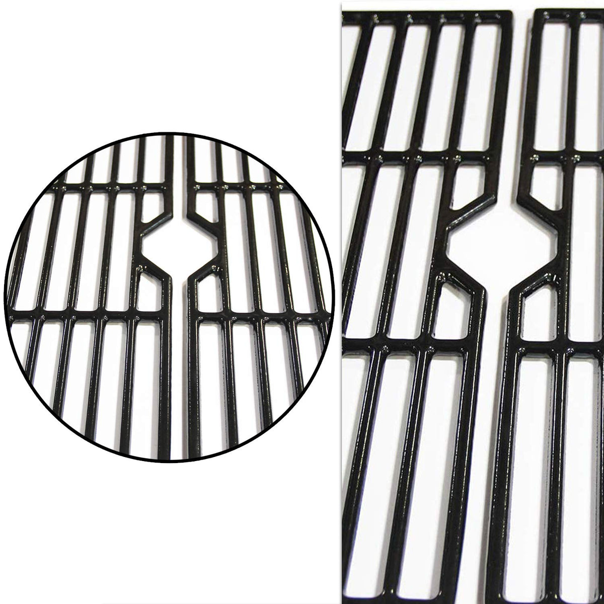 Hongso 3-pack replacement grates on a grill surface.