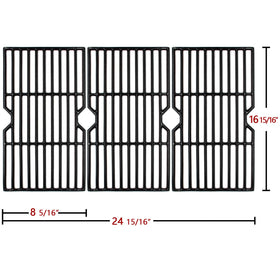 Hongso grill grates close-up showing durable porcelain coating.