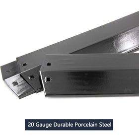 Hongso easy-clean surface shows non-stick porcelain steel for quick wipe-down after grilling.