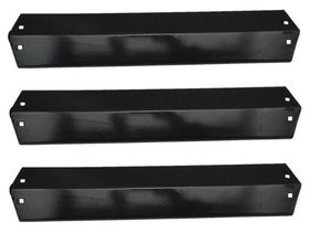 Hongso heat plates for CharGriller 5030, front view, durable porcelain steel for even cooking.