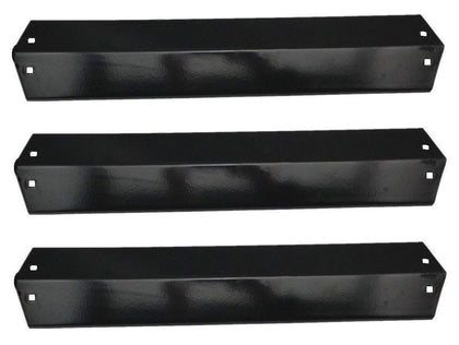 Hongso heat plates for CharGriller 5030, front view, durable porcelain steel for even cooking.