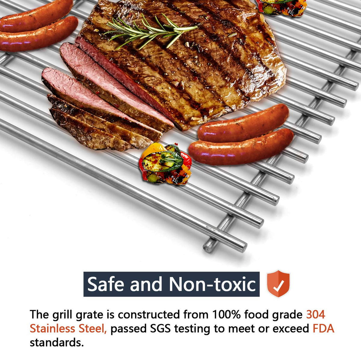 Hongso grate design highlighting versatile fit across different grill brands.