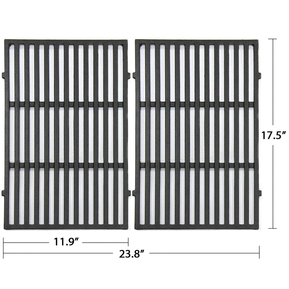 Hongso Spirit E-310 grill grates in cast iron for durable searing and steady support