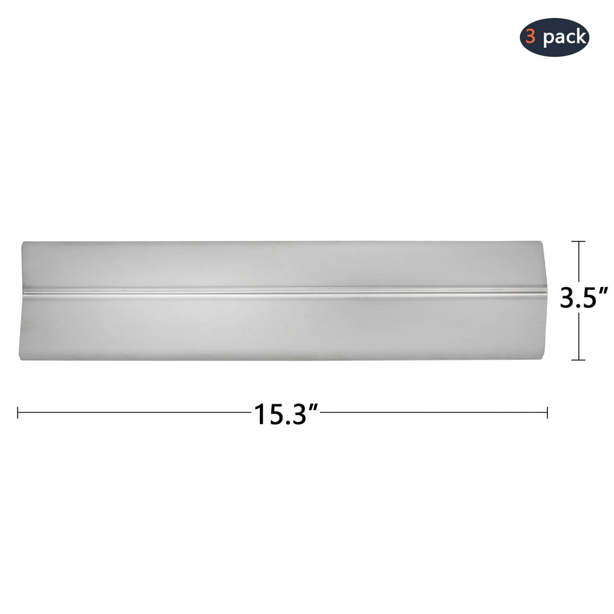 Hongso stainless-steel flavor bars assembly shows easy replacement for compatible Weber models