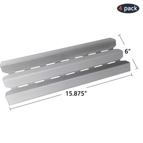Hongso stainless steel heat plate showing precise 15.875-inch dimensions.