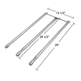 Hongso stainless steel heat plates for Weber Genesis 15-7/8 inch length for robust fit