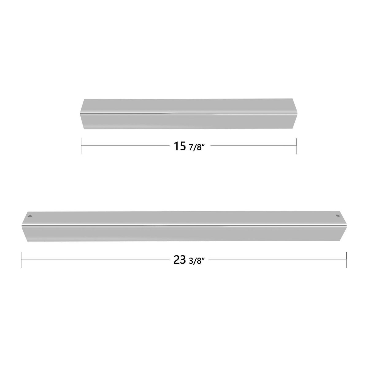 Hongso stainless steel heat plates for Weber Genesis 23-3/8 inch length for durability
