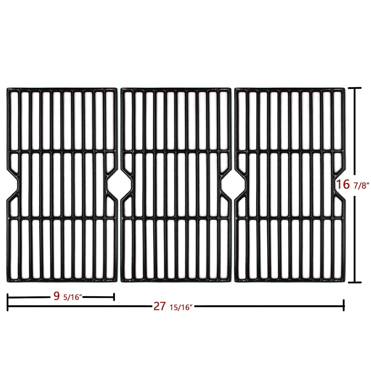 Hongso 3-pack ready for Char-Broil models, easy replacement and extended grilling life.