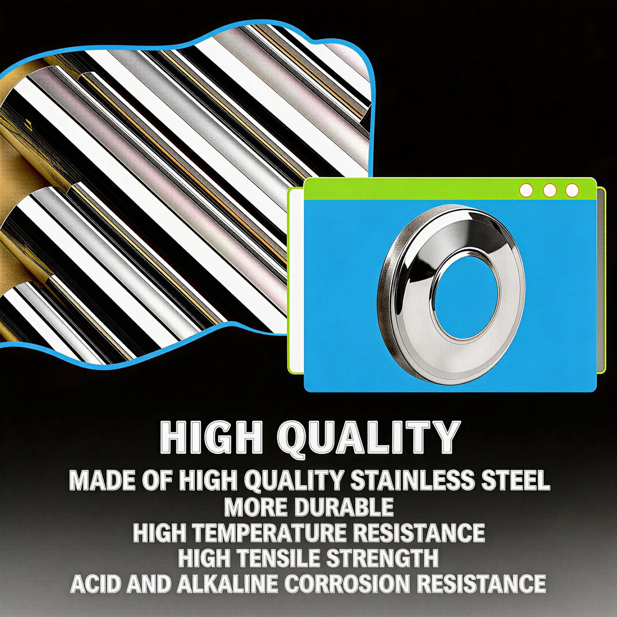 Honkador caps with durable finish provide long-lasting ladder protection.