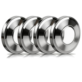 Honkador pool ladder escutcheon plate 4-pack protecting rails and improving appearance.