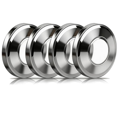 Honkador pool ladder escutcheon plate 4-pack protecting rails and improving appearance.