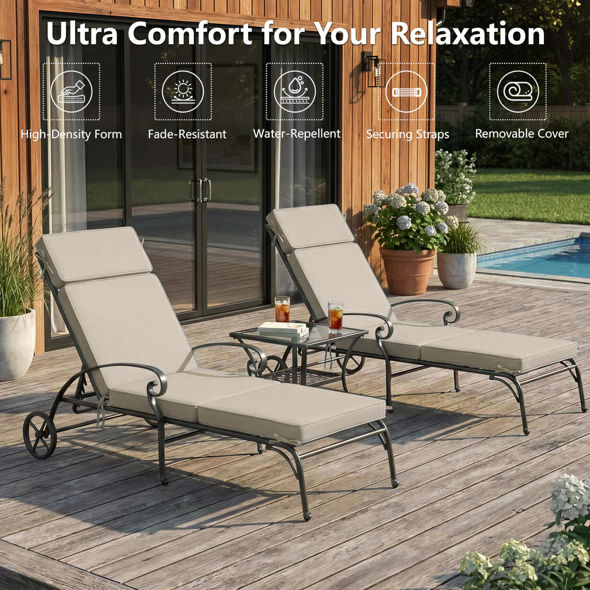 Honorbox 4-section design aligns with your body for enhanced lounge comfort.
