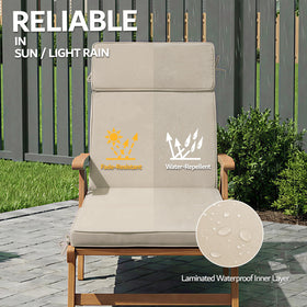 Honorbox cushion interior features waterproof film for moisture resistance.