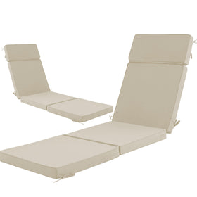 Honorbox chaise cushion with removable cover for easy washing and long-lasting use.