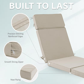 Honorbox cream cushions brighten outdoor spaces with durable comfort.