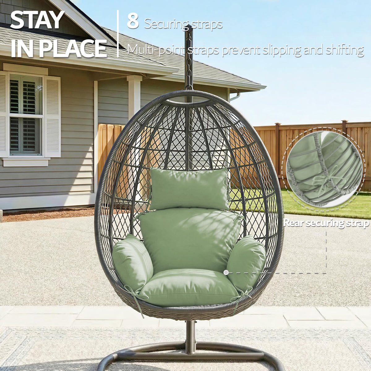 Honorbox cushion-secure-fit keeps the cushion in place.