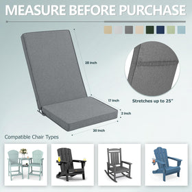 Honorbox cushions include non-slip dot grip bottom to stay in place on chairs