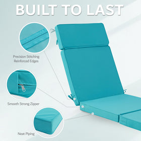 Honorbox fits most chaise lounges, including curved or folding frames.