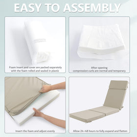 Honorbox cushions fit most outdoor lounges with simple setup and sizing.